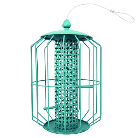 Perky-Pet Bird Feeder Cage Teal ACF001